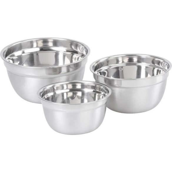 Edénykészlet, MagicHome, 14–16–18 cm, 3 db, rozsdamentes acél, fedéllel, korrózióálló, stílusos