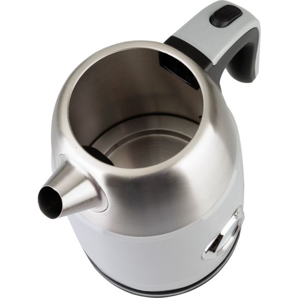 Vízforraló, MagicHome Laria, 1700 ml, ezüst, 1850–2200 W, gyorsforraló, hőmérővel, 360°-os talp, kivehető vízkőszűrő