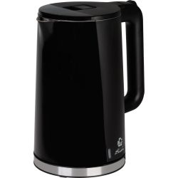   Vízforraló, MagicHome Blackira, 1700 ml, fekete, 1850–2200 W, gyorsforraló, rejtett fűtőszál, 360°-os talp, vízkőszűrő, automatikus kikapcsolás, üresjárat és túlmelegedés elleni védelem