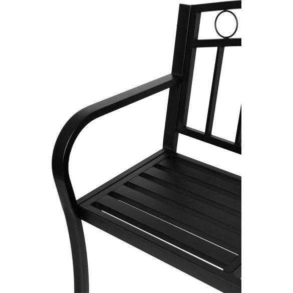 PEGI fém kerti pad asztallal - 127x53x84cm