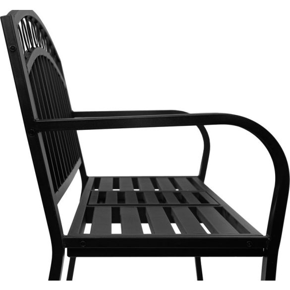 PEGI fém kerti pad asztallal - 127x53x84cm