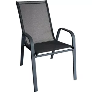 Kerti szék, ST Leisure Equipment Leq Karen, szürke, 56 x 68 x 93 cm, időjárásálló, UV-álló