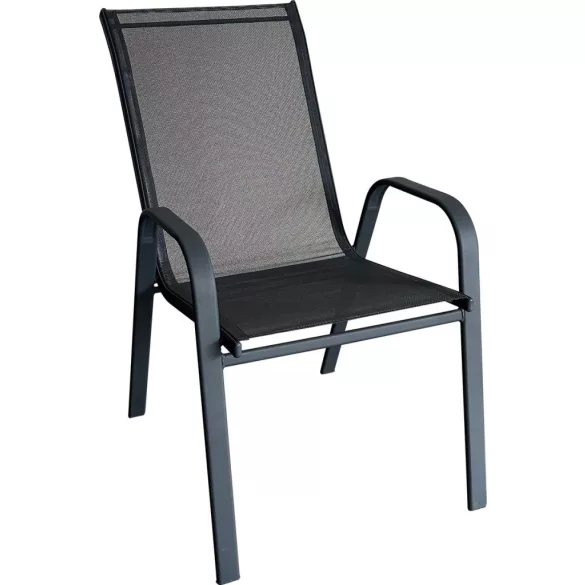 Kerti szék, ST Leisure Equipment Leq Karen, szürke, 56 x 68 x 93 cm, időjárásálló, UV-álló