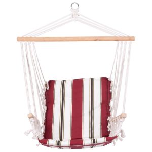 CRAIG pamut függőfotel - piros