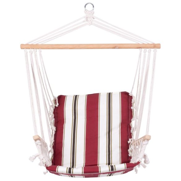 CRAIG pamut függőfotel - piros