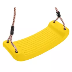 LEQ ABELLA műanyag gyerek hinta - sárga - 43x17x8,5cm