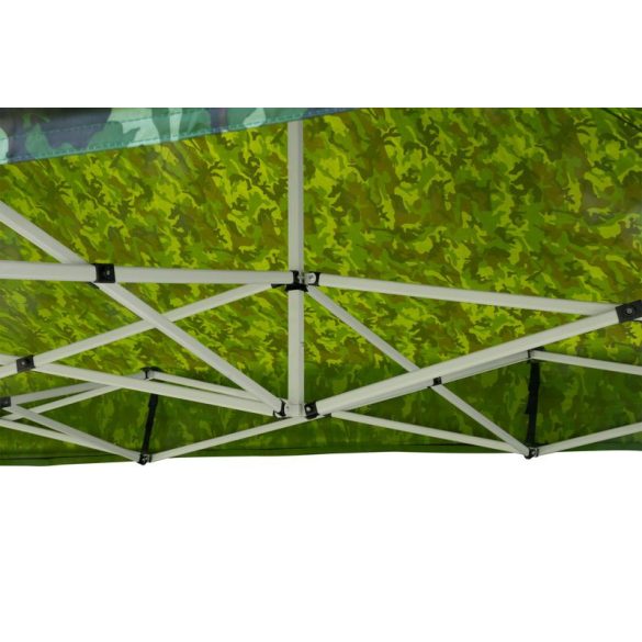 Sátor FESTIVAL 30, 3x3 m, zöld, profi, UV-álló ponyva, fal nélkül
