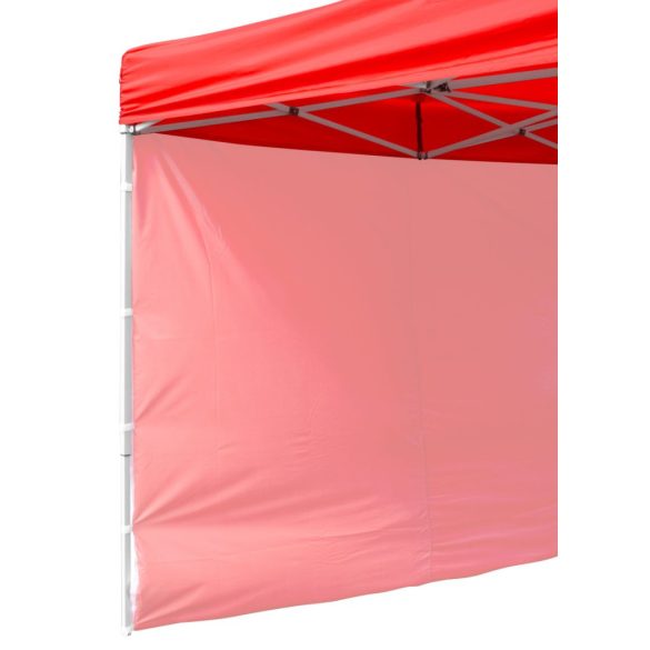 FESTIVAL 30 kerti sátor, 3 x 3 m, piros, profi, UV ellenálló ponyva, oldalfalak nélkül