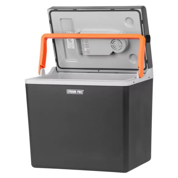Hűtőláda, Strend Pro, 2 az 1-ben hűt fűt, 30 l, 230 V/12 V, PUR szigetelés, LED jelzés, hordozható