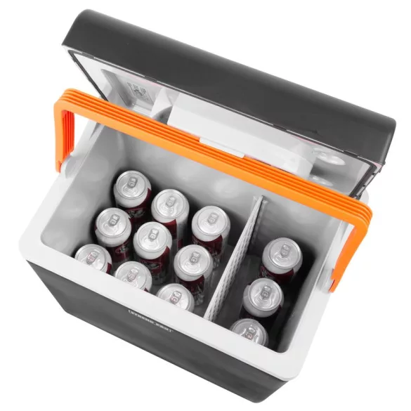 Hűtőláda, Strend Pro, 2 az 1-ben hűt fűt, 30 l, 230 V/12 V, PUR szigetelés, LED jelzés, hordozható