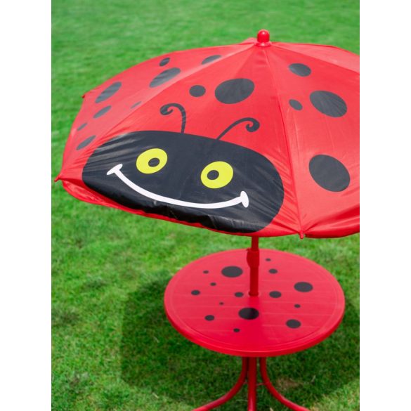 LEQ MELISENDA Mariquita kerti bútor szett napernyővel - katicabogár