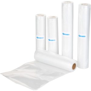 Vákuumfólia tekercs készlet, MagicHome, 20 x 300 cm (3 db) + 28 x 300 cm (2 db), vákuumozó gépekhez, univerzális, erős és tartós