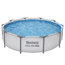   BESTWAY Steel Pro Max csővázas medence szett, 305 x 76 cm, papírszűrős, vízkapacitás 4678 l (56408)