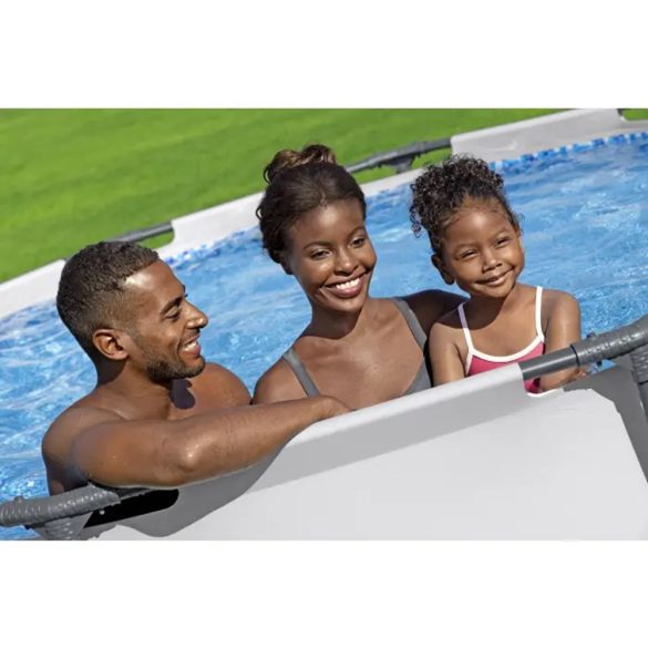 BESTWAY Steel Pro Max csővázas medence szett, 305 x 76 cm, papírszűrős, vízkapacitás 4678 l (56408)