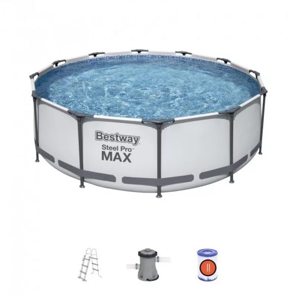 BESTWAY Steel Pro MAX Set medence D3,66m x 100cm (56418) FFA 690
