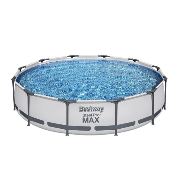 BESTWAY Steel Pro Max csővázas medence szett, 366 x 76 cm, papírszűrős, vízkapacitás 6473 l (56416)