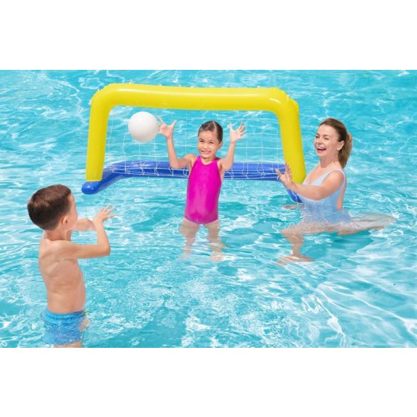 Bestway® 52123, felfújható gyermek vízilabda kapu labdával, 1,37 x 0,66 m