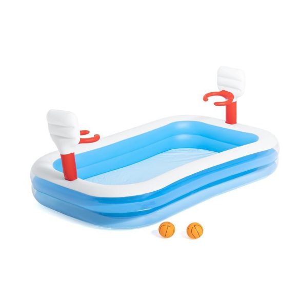 Bestway® 54122, Basketball, felfújható gyermekmedence, 2,51 x 1,68 x 1,02 m