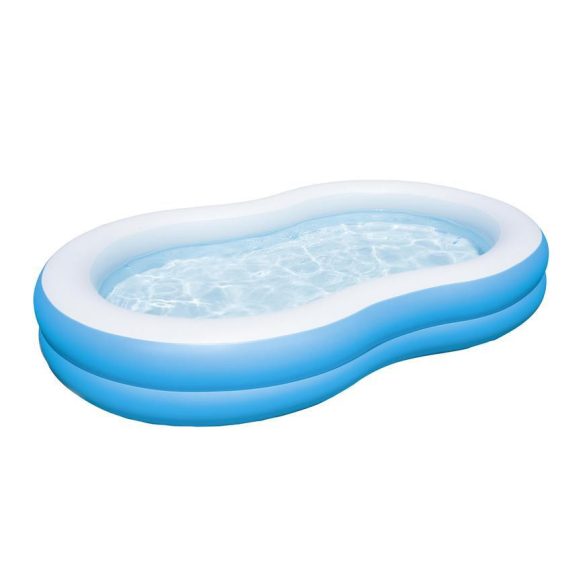 Bestway® 54117, The Big Lagoon Family, felfújható gyermekmedence, 2,62 x 1,57 x 0,46 m