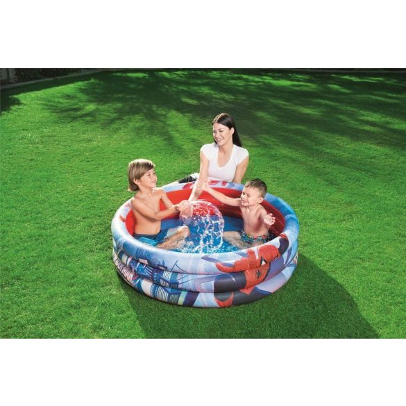 Bestway® 98018, Spider-Man felfújható gyermekmedence, 1,22 x 0,30 m