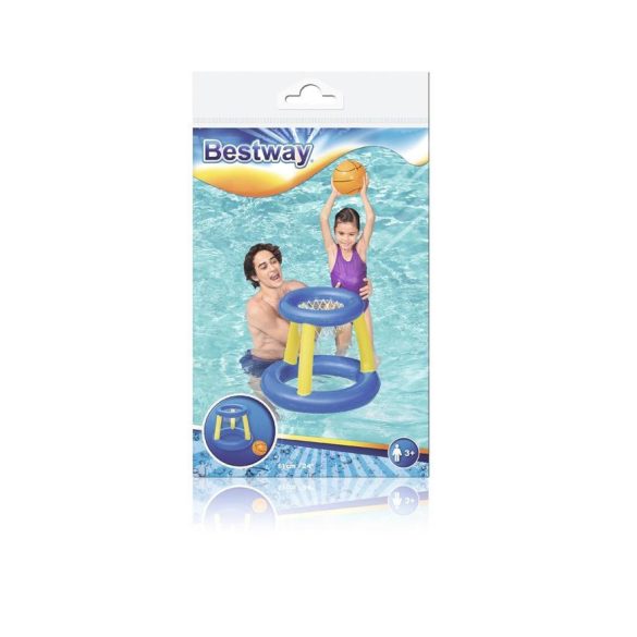 BESTWAY, 52418 játék, Splash 'N' Hoop, felfújható + labda, 0,61 x 0,61 m