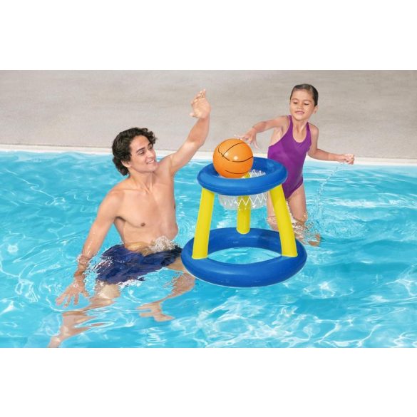 BESTWAY, 52418 játék, Splash 'N' Hoop, felfújható + labda, 0,61 x 0,61 m