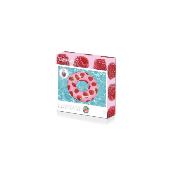 Úszógumi Bestway® 36231, Scentsational Raspberry, gyermek, felfújható, 119 cm