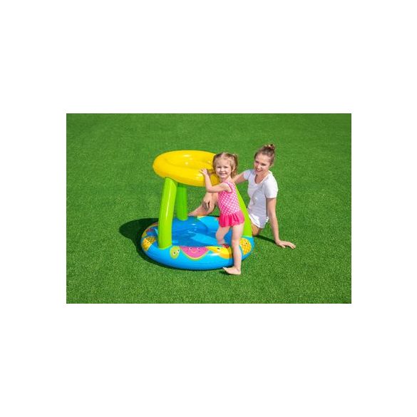 Bestway® 52331, Fruit Canopy felfújható gyermekmedence tetővel, 0,94 x 0,89 x 0,79 m