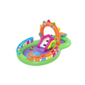 Bestway® 53117, Sing 'n Splash, felfújható gyermekmedence, 2,95 x 1,90 x 1,37 m