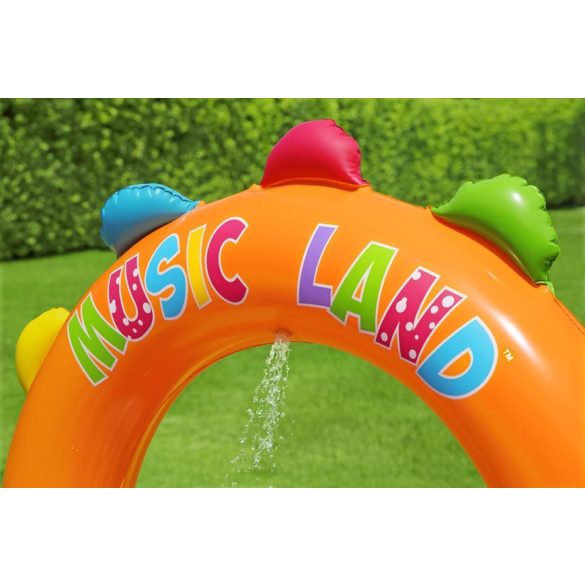 Bestway® 53117, Sing 'n Splash, felfújható gyermekmedence, 2,95 x 1,90 x 1,37 m