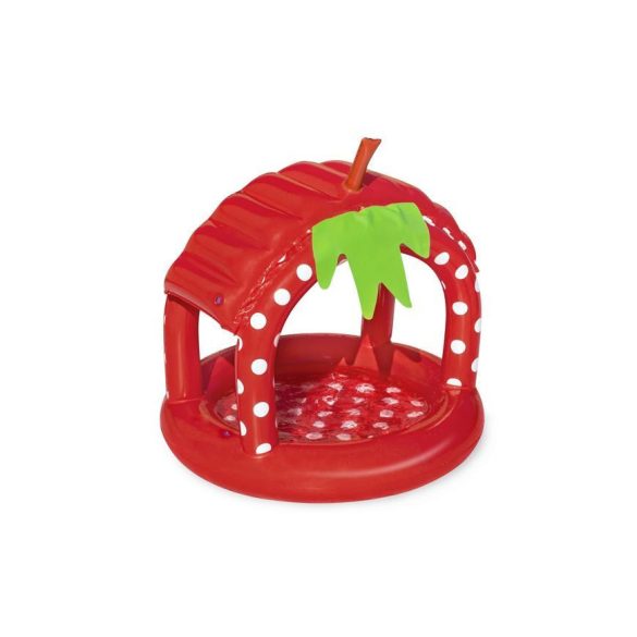Bestway® 52387, Very Berry, felfújható kis gyermekmedence tetővel, 0,91 x 0,91 x 0,91 m