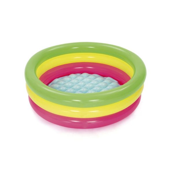 Bestway® 51128, Summer, felfújható szivárványszínű gyermekmedence, 0,70 x 0,24 m