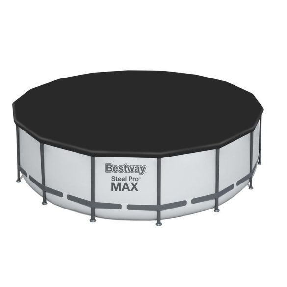Bestway® Steel Pro MAX medence, 5612Z, szűrő, szivattyú, létra, ponyva, 4,88 x 1,22 m