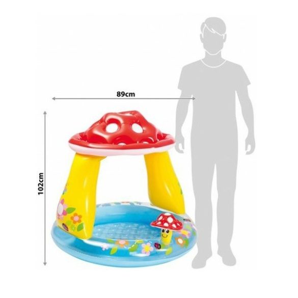 INTEX Mosolygó Polip pancsoló D102 x 104cm (57115)