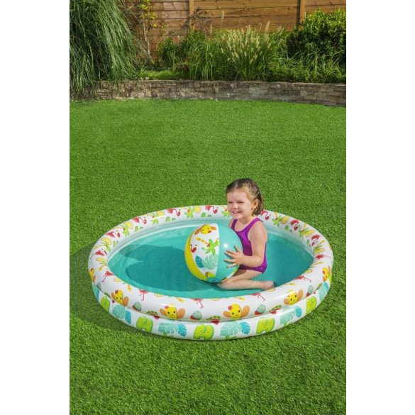 BESTWAY medence, 51124, Play Pool Set, 1,22x0,20 m
