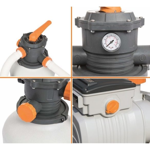 BESTWAY FlowClear, Homokszűrős vízforgató, 6,8m3/h (58499)