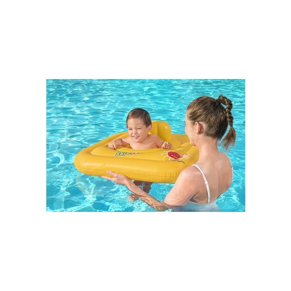 Úszó Bestway® 32050, Baby support, gyermek, felfújható, négyzet alakú ülés gyermekeknek, vízbe, 76 c