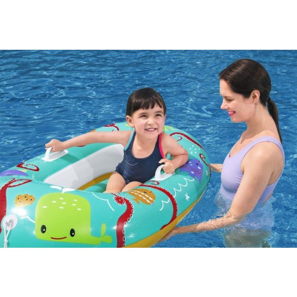 Boat Bestway® 34009, Happy Cruscean, gyermek, felfújható, 1,19x0,79 m