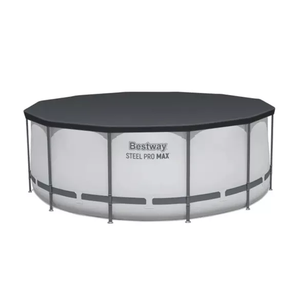 BESTWAY Steel Pro Max csővázas medence szett, 366 x 122 cm, papírszűrős, létrával, takaróponyvával (56420)