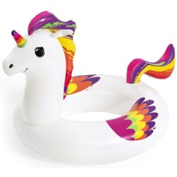   BESTWAY úszógumi, Egyszarvú, kerék, gyermek, felfújható, úszógumi, 119x91 cm