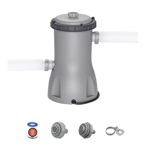 Papírszűrős vízforgató, BESTWAY FlowClear, 3m3/h (58386)