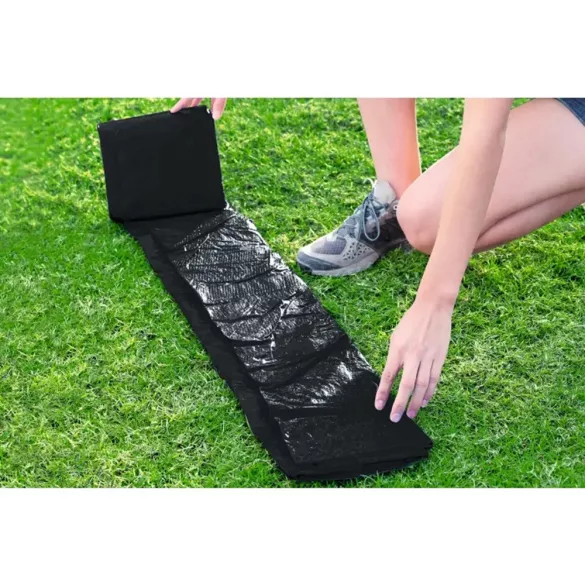 Medence védőtakaró, BESTWAY FlowClear, fekete, 2,44 m, polietilén (PE) (58032)