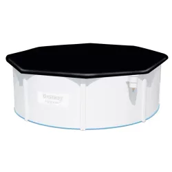   Medence védőtakaró, BESTWAY FlowClear, fekete, 3,96 mm (58292)