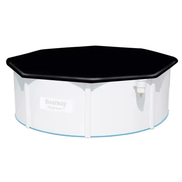 Medence védőtakaró, BESTWAY FlowClear, fekete, 3,96 mm (58292)