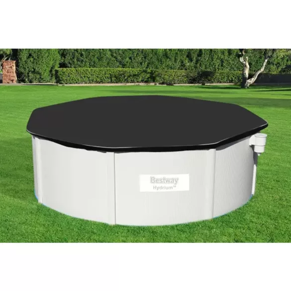 Medence védőtakaró, BESTWAY FlowClear, fekete, 3,96 mm (58292)