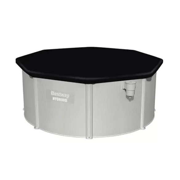 Medence védőtakaró, BESTWAY FlowClear, fekete, 3,96 mm (58292)
