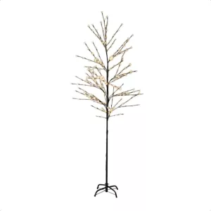 MagicHome karácsonyi dekoráció, fa, 192 melegfehér LED, 1,8 m