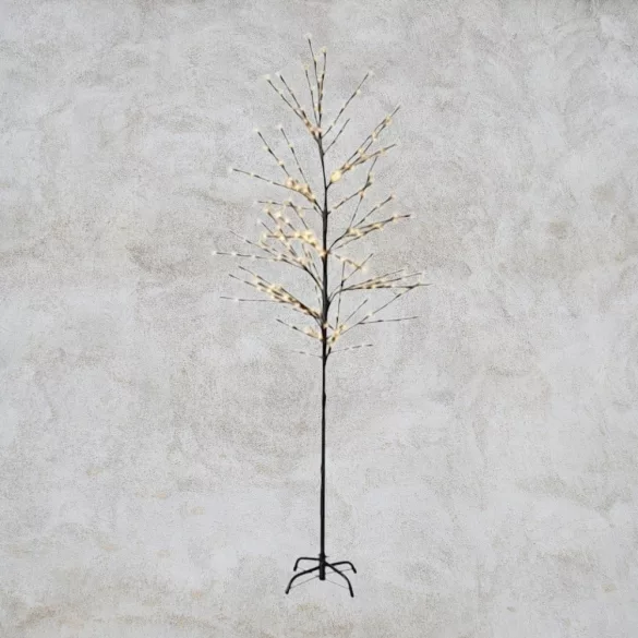 MagicHome karácsonyi dekoráció, fa, 192 melegfehér LED, 1,8 m
