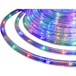   LED fényfüzér, MagicHome Vianoce Rolight, 240 db LED, sokszínű, 8 fénymód, IP44, kültéri, 230 V 50 Hz, átlátszó kábel