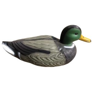 Kerti dekoráció, Strend Pro, hím vadkacsa, barna, 36 × 15 × 15 cm, műanyag